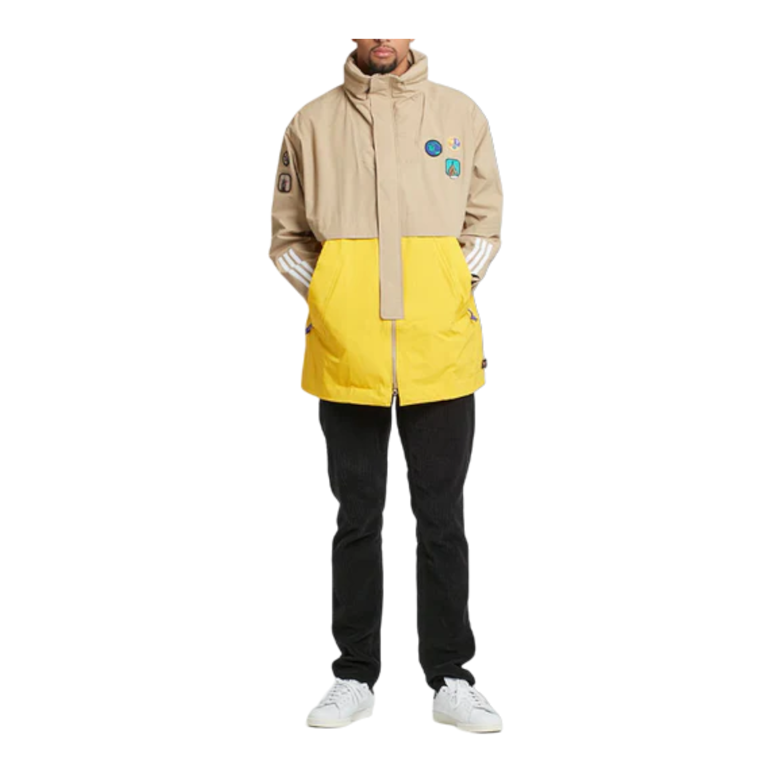 adidas Originals x Pharrell Williams Crossover embroidered Jacket Kh