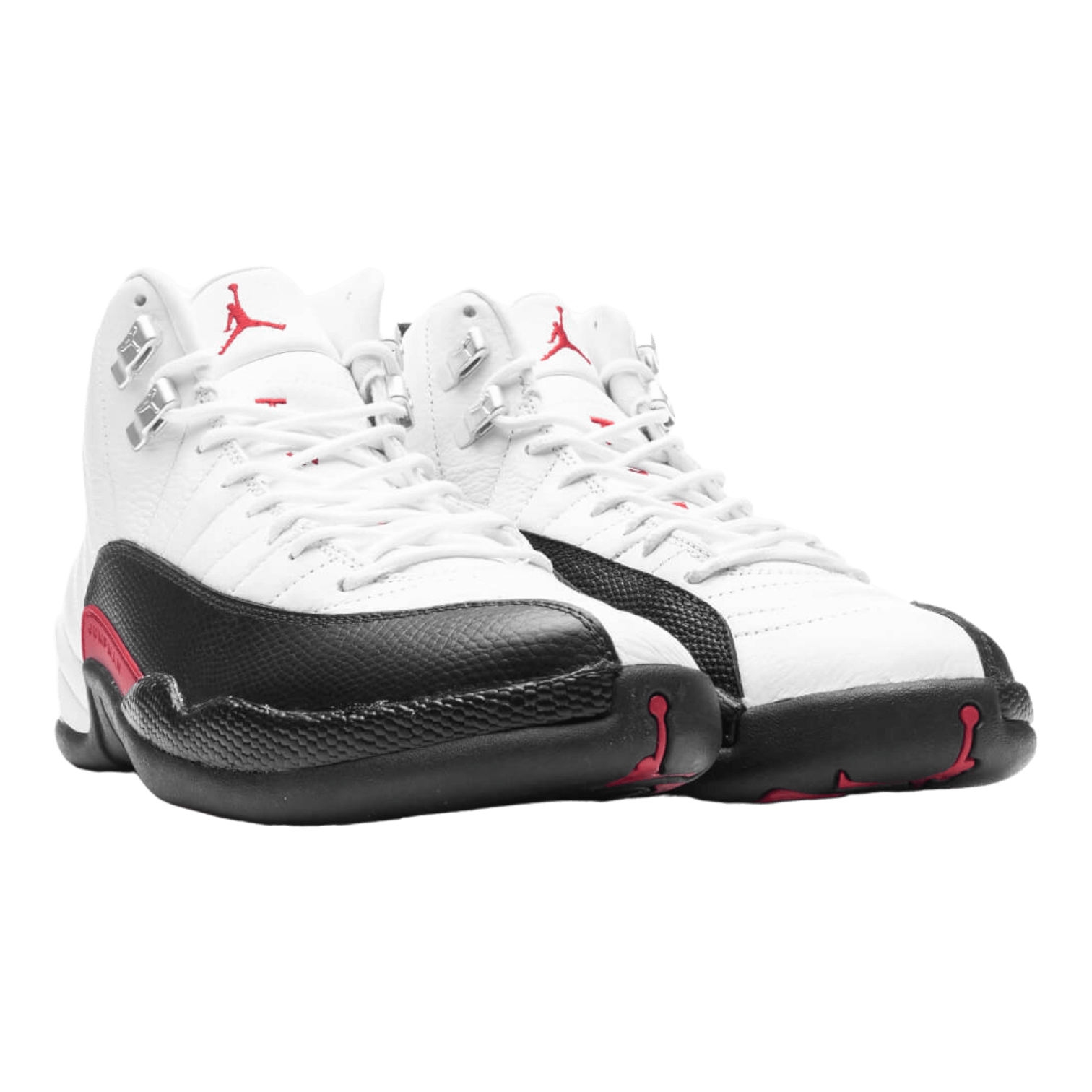 Jordan 12s red and white sales