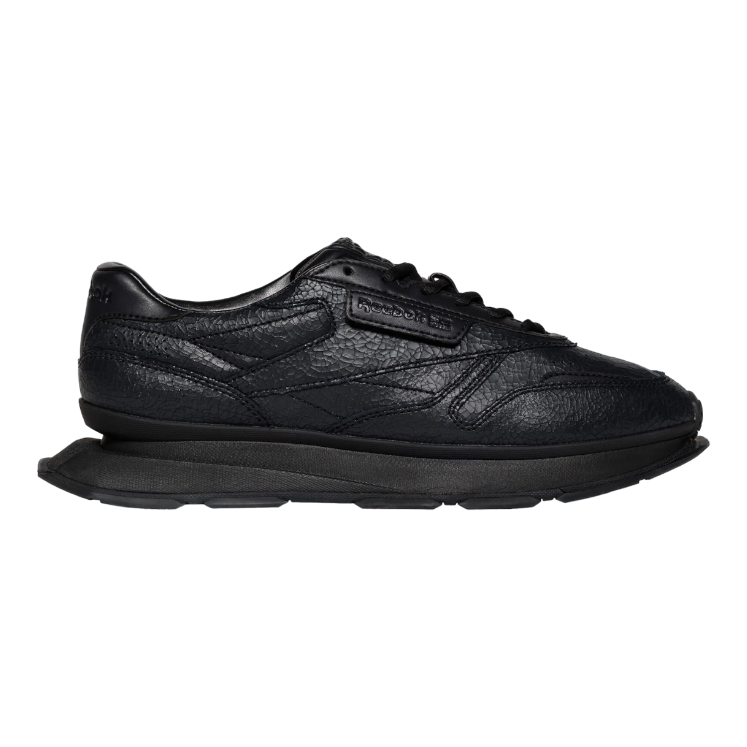 Reebok classic black leather sales