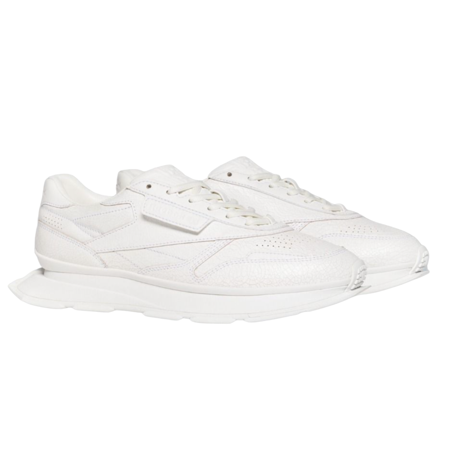 Destroyed White Reebok Reebok Classic Leather LTD Cracked White for Women RMIA04CC99LEA004010