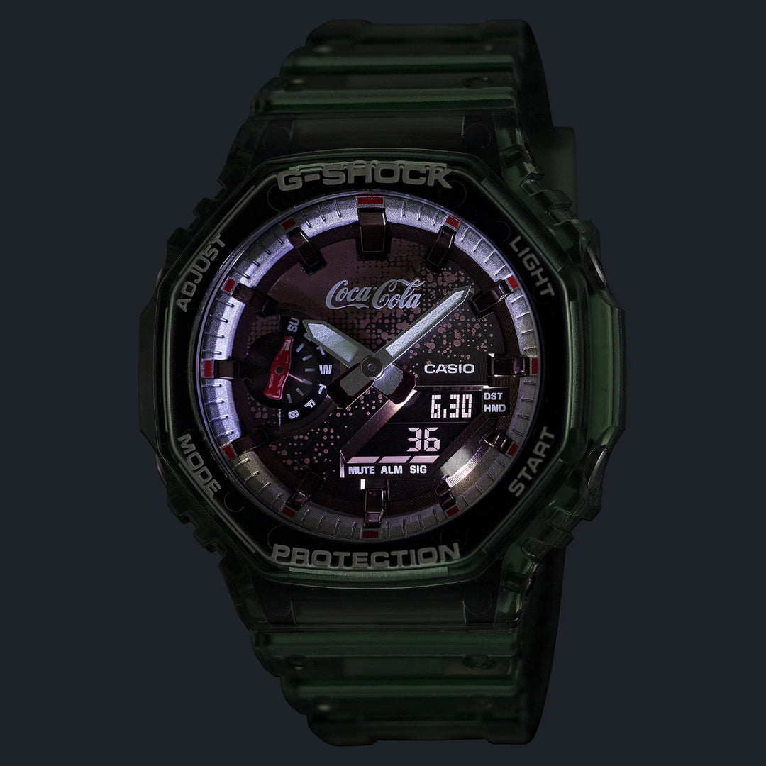 ク*公様 Casio G-Shock x Coca-Cola GA-2100CC Casio X Coca Cola Watch GA2100CC-3A