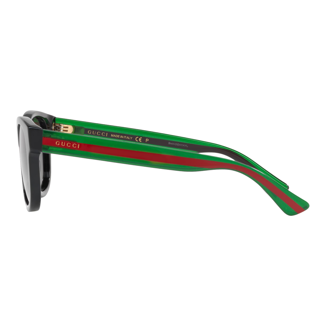 Gucci Men Sunglasses Acetate Black Green GG0003SN 006