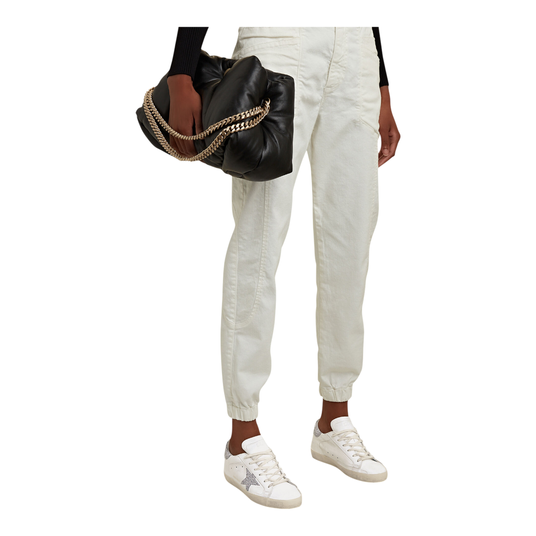 Golden Goose Superstar Leather Upper Crystal Star White