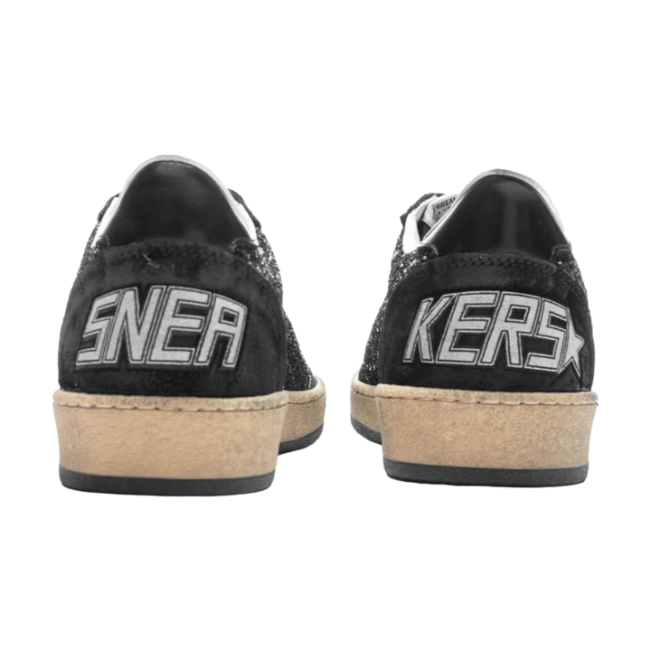 スニーカー Golden  Sneakers Ball Star Withe Black With Glitter Sneakers Ball Star Withe And Black With Glitter Golden-Via