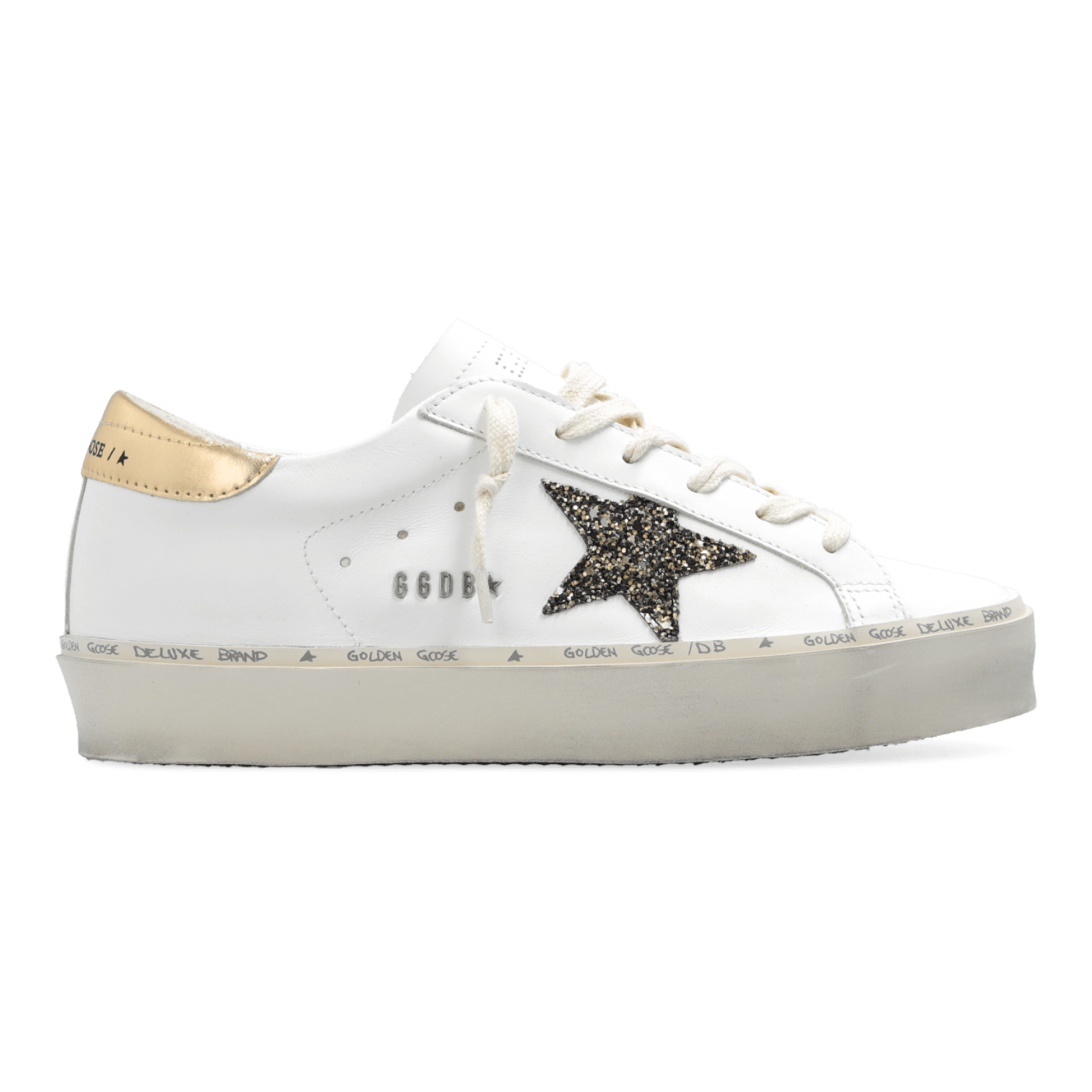 golden goose silver glitter star