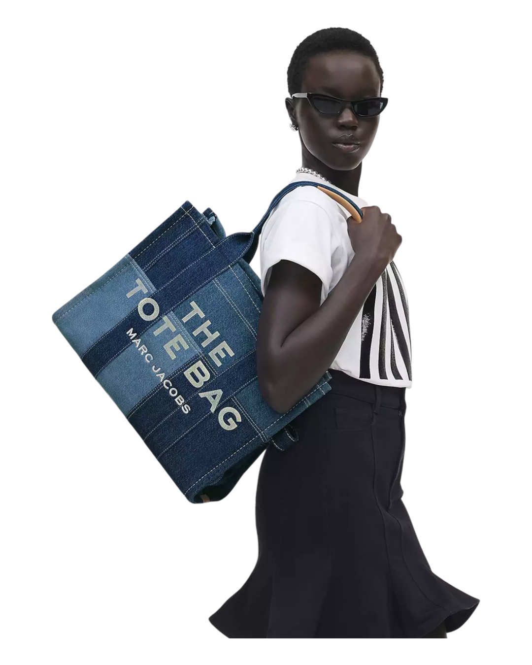 トートバッグ MARC JACOBS Woman Tote bags Denim H018M06FA21 422 Marc Jacobs The Large Tote Denim Tote Bag H018M06FA21-422