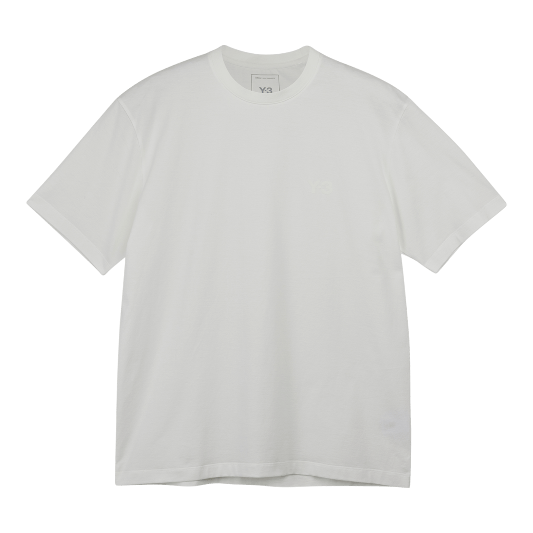Y-3 Regular Short Sleeve Tee White - Minimalist Cotton T-Shirt