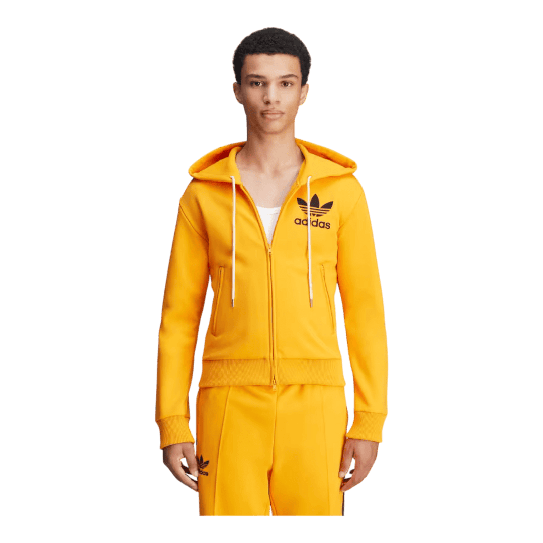 パーカー・フーディ adidas FW24 WB TRACK HOODIE (JJ2938 ORANGE) adidas Wales Bonner Track Hoodie Orange For Men JJ2938