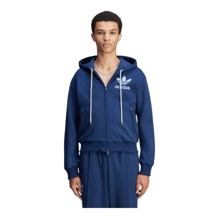 adidas Wales Bonner Track Hoodie Collegiate Navy For Men JJ2939 adidas Wales Bonner Track Hoodie Collegiate Navy For Men JJ2939