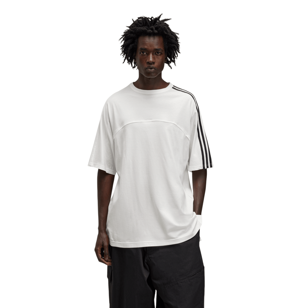 【Y3】3S SS TEE◆JM7845 adidas Y3 3-Stripes SS Tee White Unisex JM7845