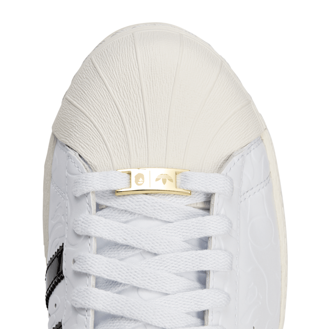 adidas Superstar Vintage x Bape White Black JR2701