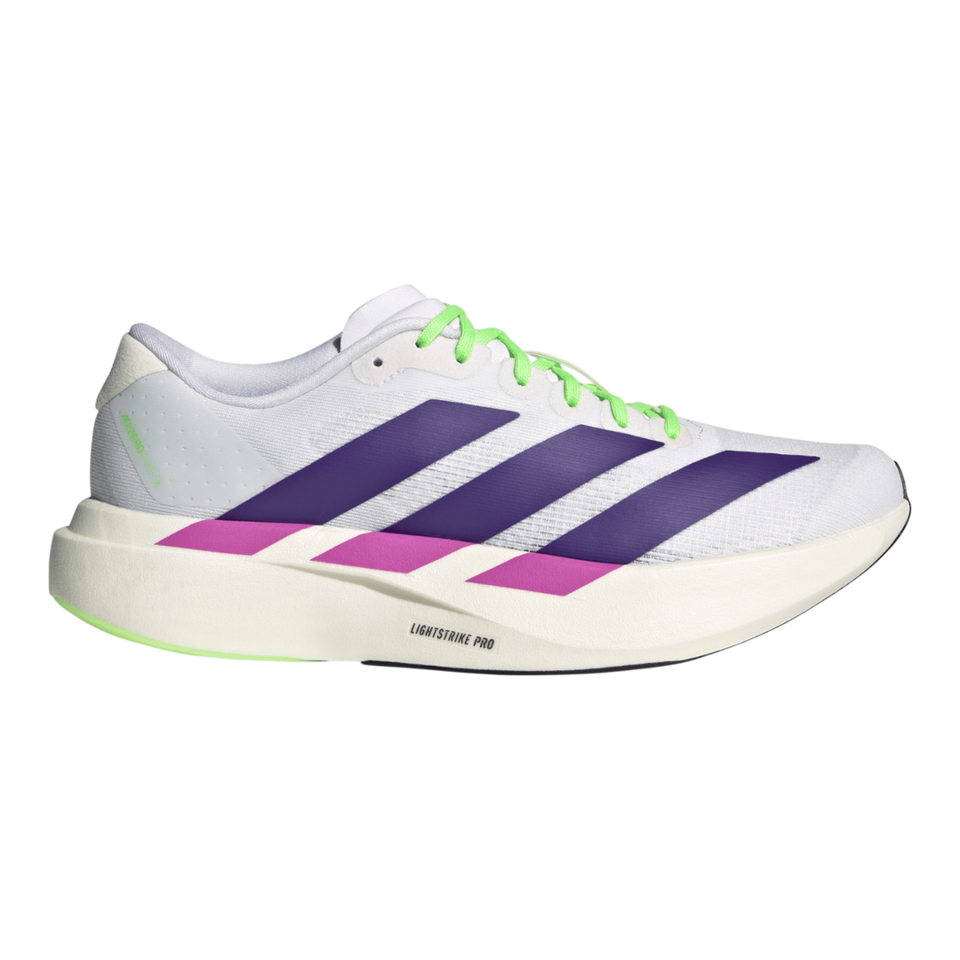 adidas Adizero Evo SL Shoes - Women's - Cloud White / Purple / Purple Burst - 6 adidas Adizero Evo SL Shoes - Women's - Cloud White / Purple / Purple Burst - 6