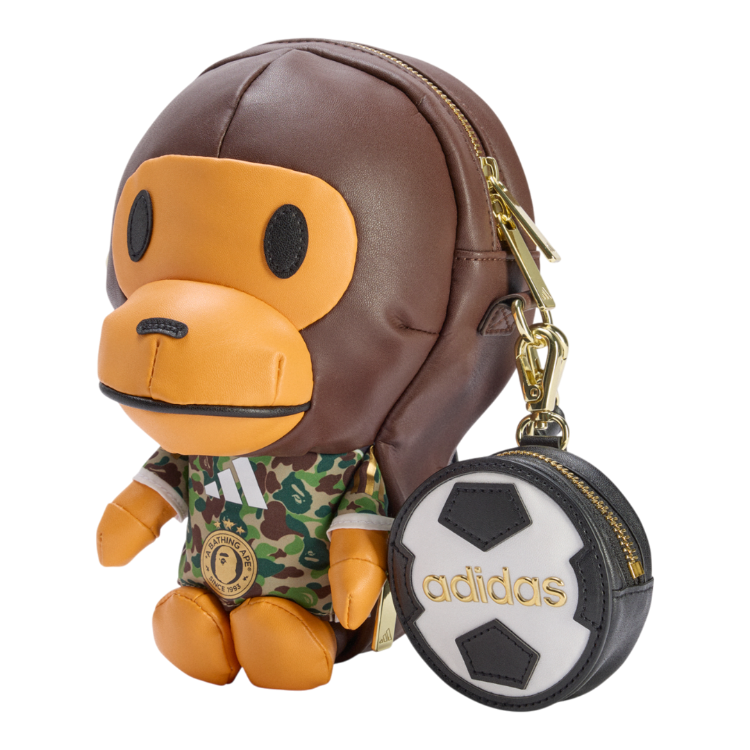 【 BAPE X ADIDAS 】BABY MILO BAG adidas x Bape Milo Shoulder Bag Auburn JZ7448