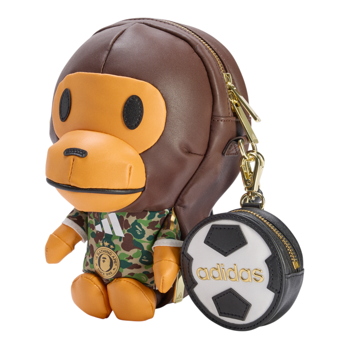 adidas x Bape Milo Shoulder Bag Auburn JZ7448