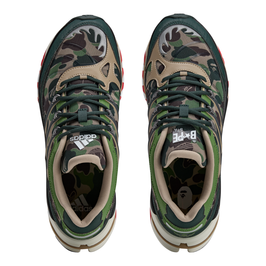adidas × BAPE Adistar HRMY BAPE® Sneakers Green/Camo KJ8850