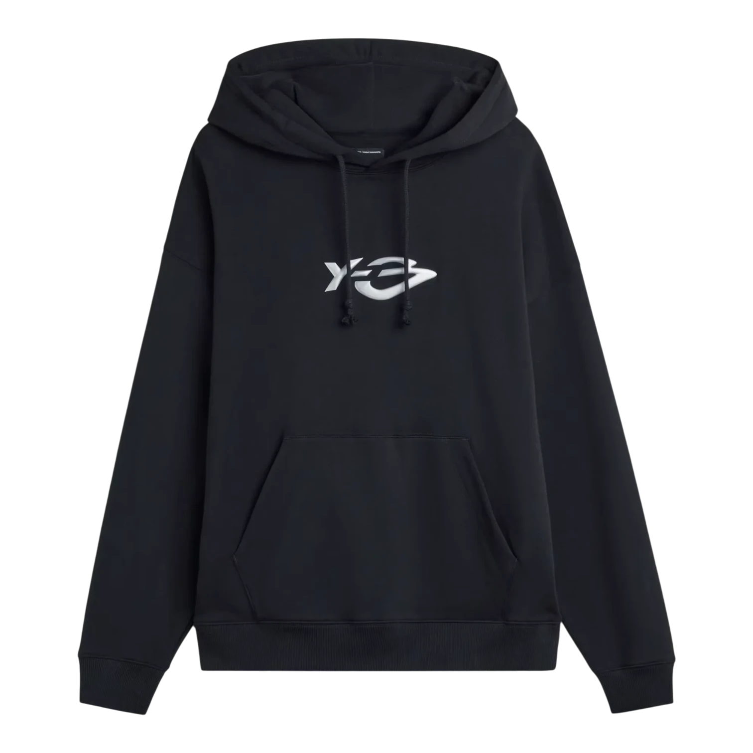 adidas Y-3 French Terry Liquid Logo Hoodie Black Men KR1070