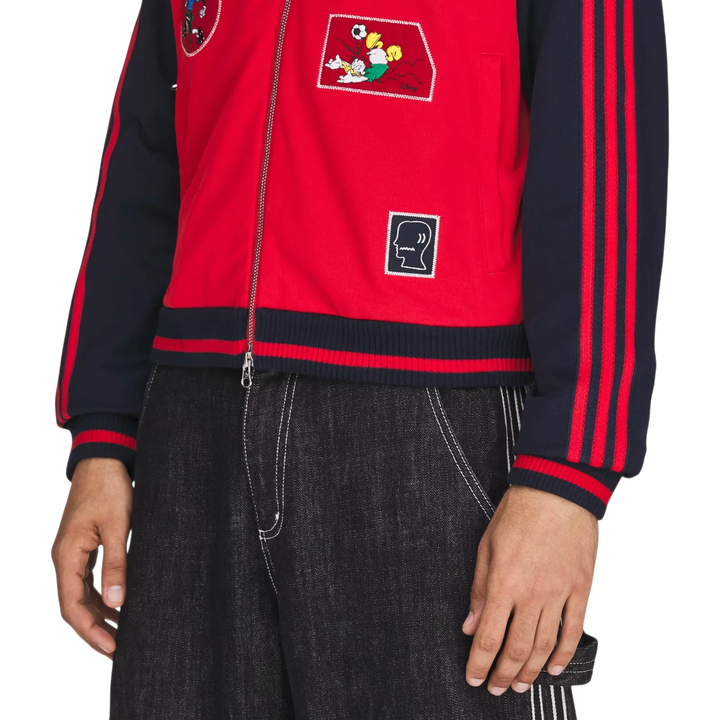 adidas Brain Dead Track Top Better Scarlet Men KR5176