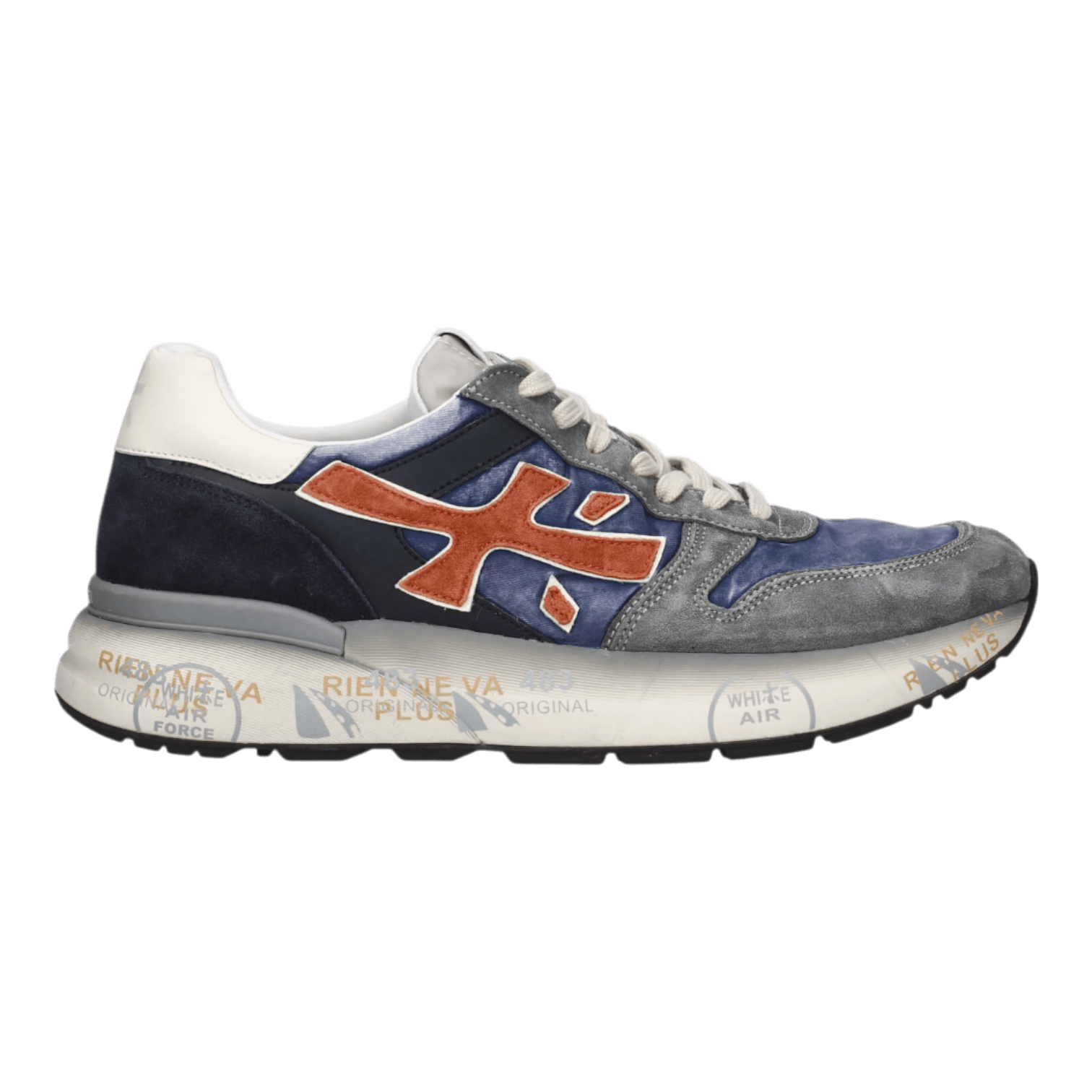 PREMIATA ☆ ANDY Low-Top Leather Sneakers ☆ プレミアータ PREMIATA SNEAKER ANDY Man Grey | Mascheroni Store