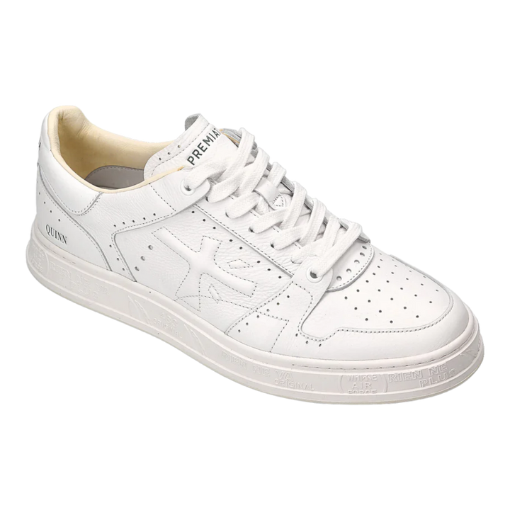スニーカー Premiata QUINND SNEAKERS Premiata Quinn Low Sneakers Leather White QUINN-5998