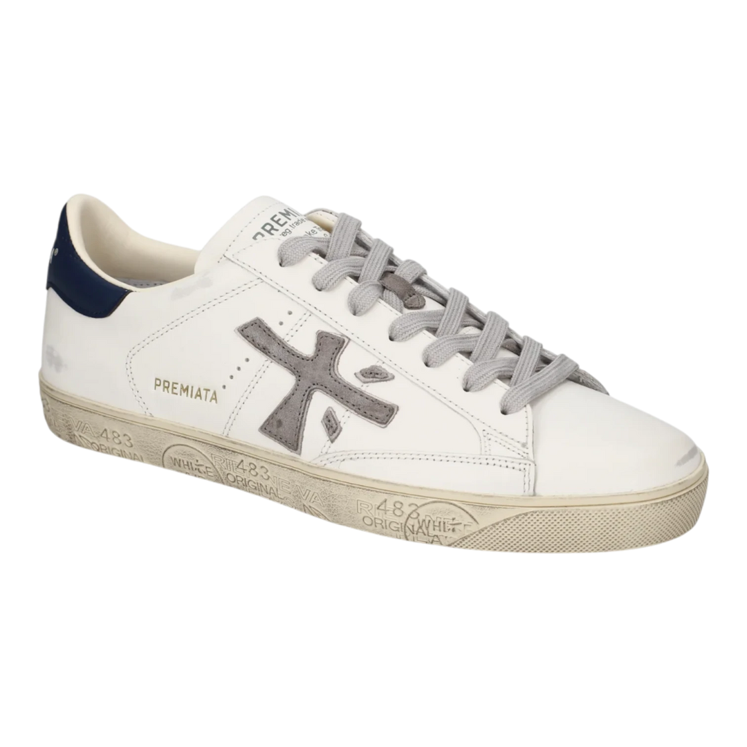 Premiata Steven-8479 Off-White leather Men