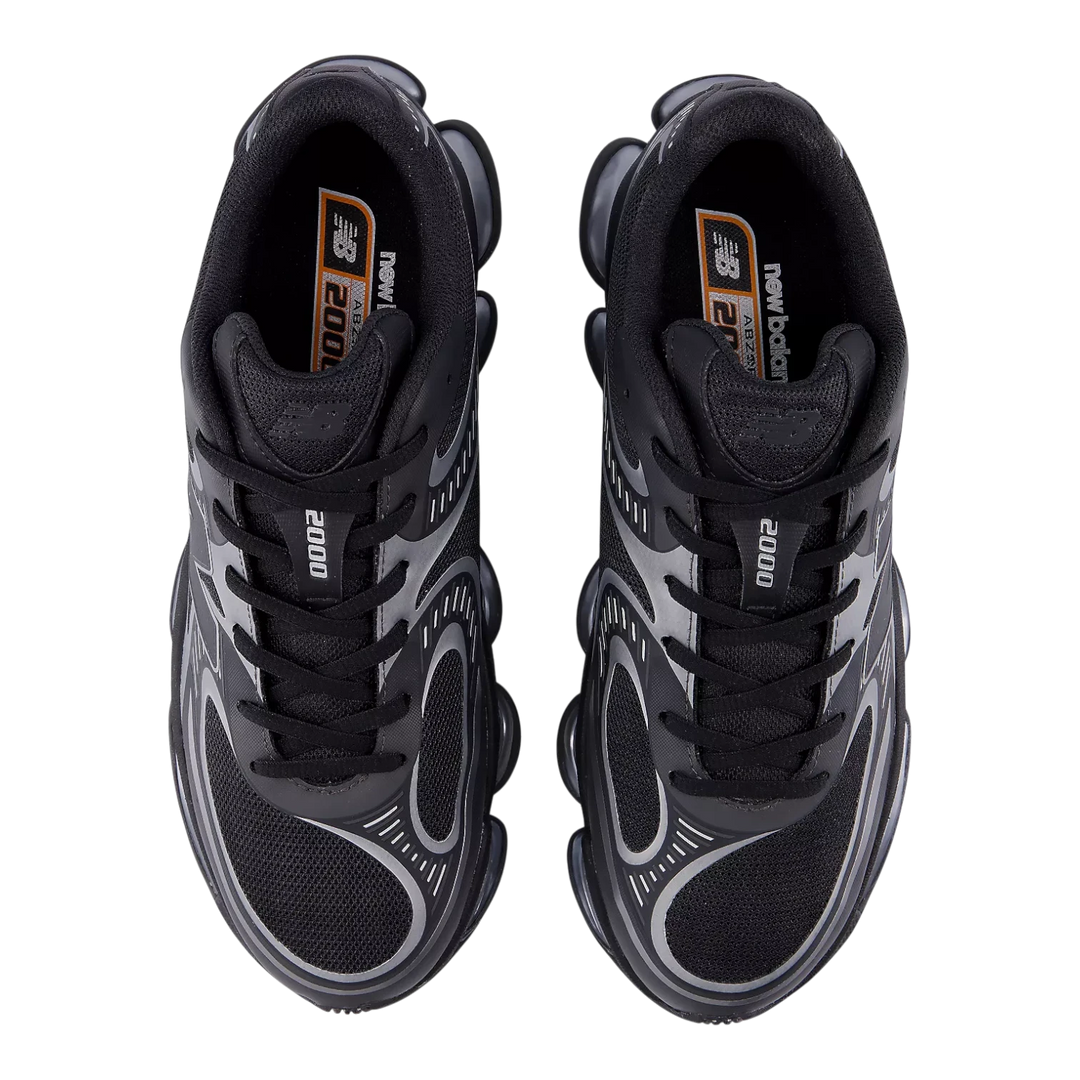 New Balance Abzorb 2000 Black Silver Metallic Size 10 Men\'s U20008LL New New Balance Abzorb 2000 Black-Silver Metallic U20008LL Men  main image 2