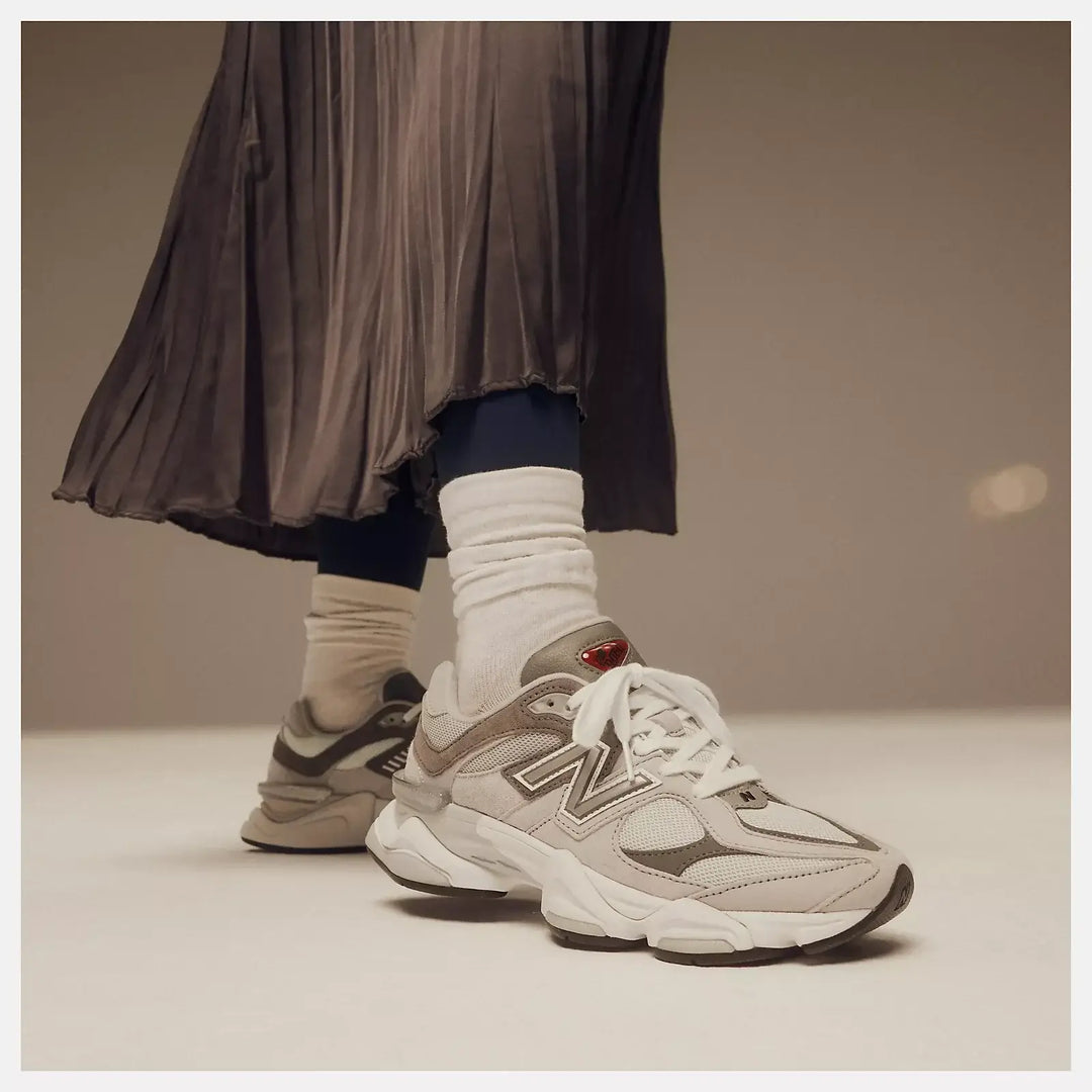 New Balance 9060 Grey/White U9060GRY - Futuristic Retro Sneakers New Balance 9060 Grey/White U9060GRY - Futuristic Retro Sneakers