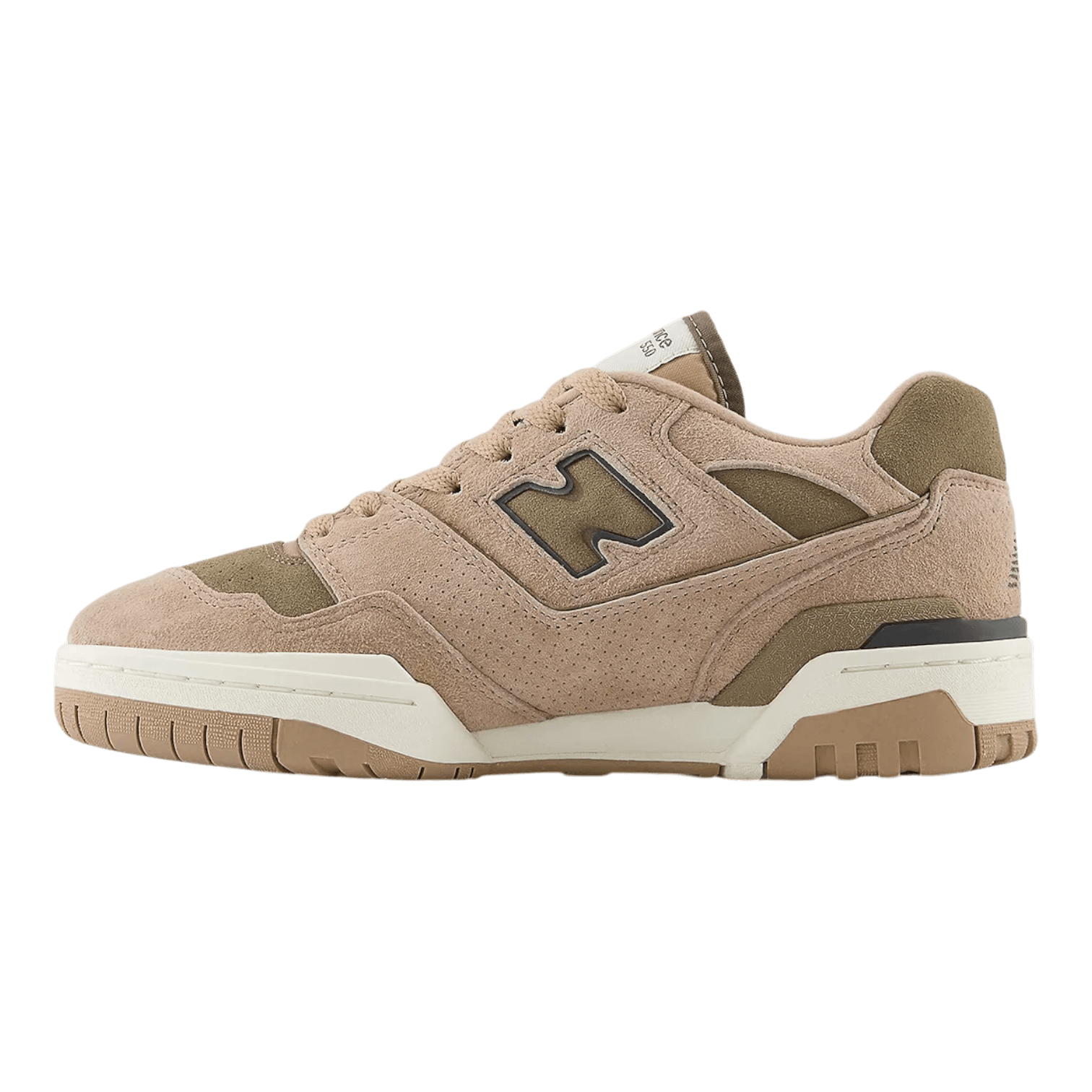 Taupe new balance hot sale