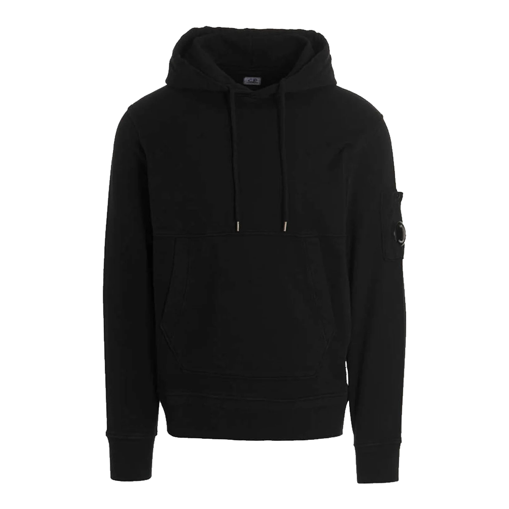 C.P. Company Sweatshirts Sweat Hooded Black Men C.P. Company Sweatshirts Sweat Hooded Black Men