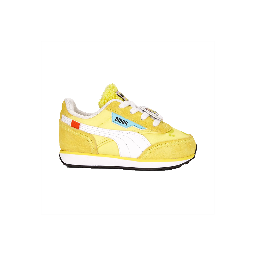 Puma Future Rider SpongeBob AC Inf lucent Amarillo Puma Blanco Ninos 3