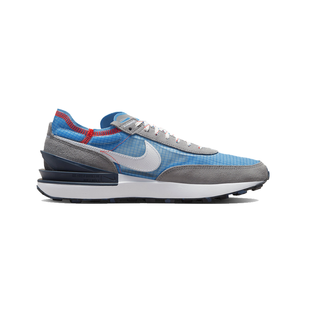 Nike Waffle One SE Azules Grises Rojas Hombre DX3736 001