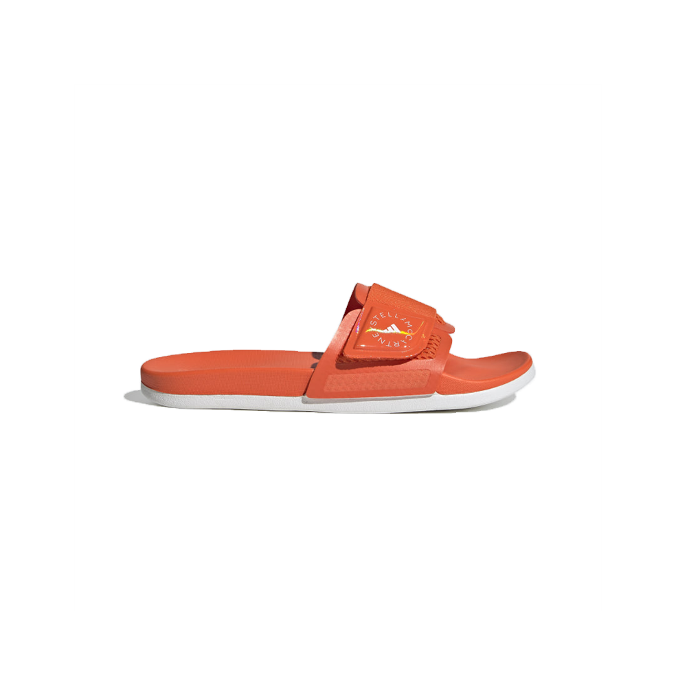 Orange Adidas HU Slides with Adjustable Straps - Size 10 adidas by Stella McCartney Slides Orange/Off White Women GX1542 main image 2