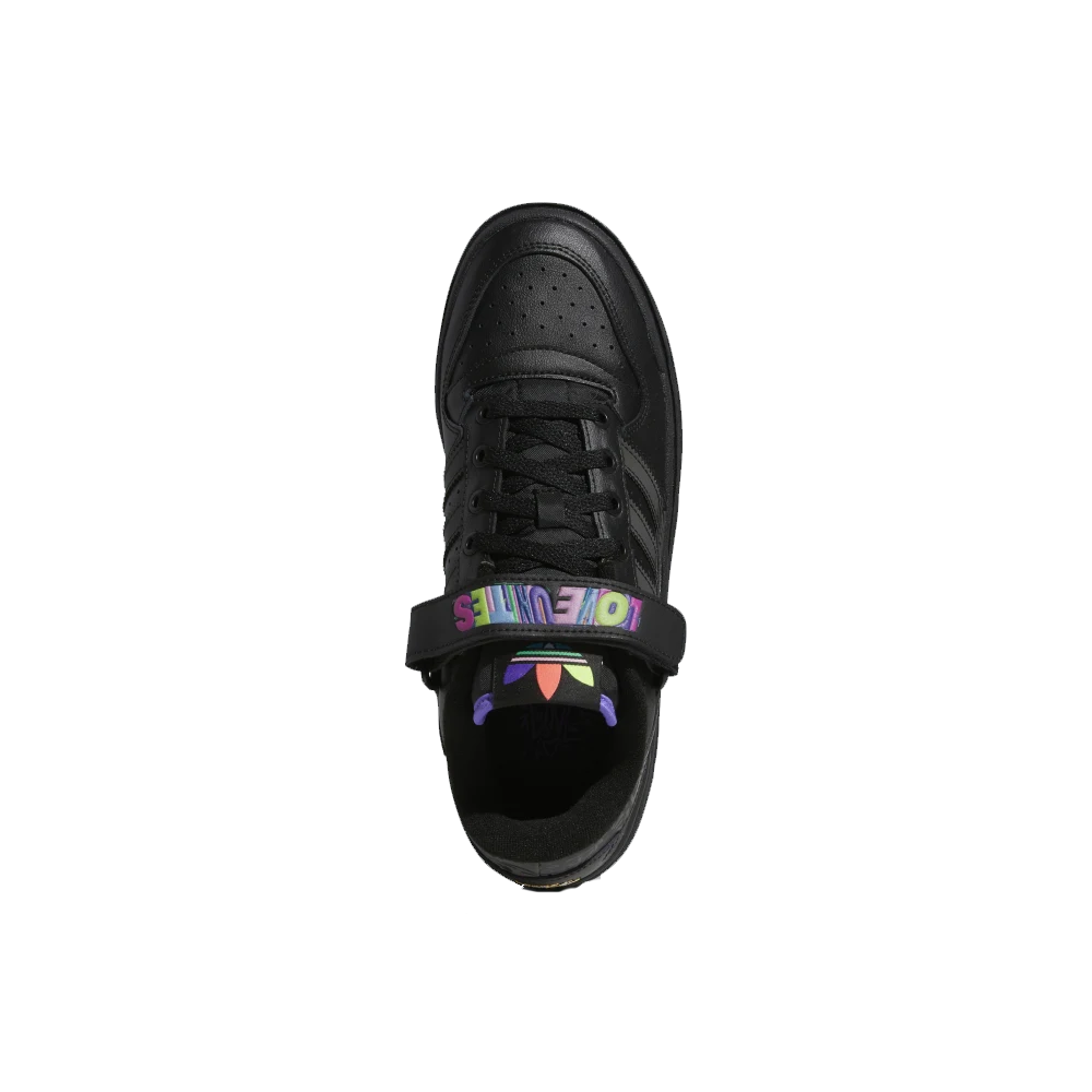 Adidas Women s Forum Triple Platform Low Pride Shoes Size 9 Black Black