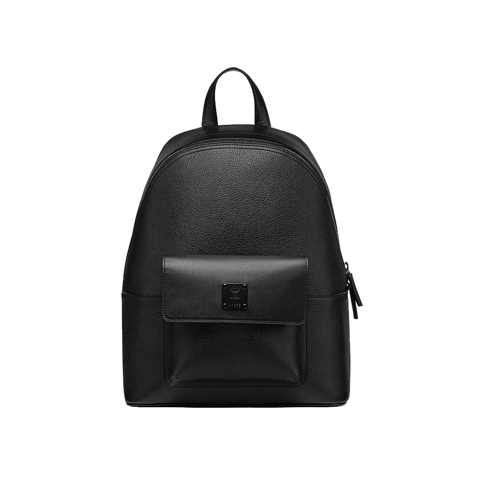 MCM Stark Leather Backpack - Black MCM Stark Leather Backpack - Black