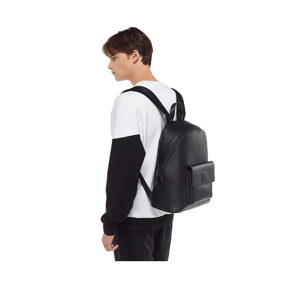 MCM Stark Backpack in Embossed Spanish Leather Black MMKCAVE01BK001 MCM Stark Backpack in Embossed Spanish Leather Black MMKCAVE01BK001