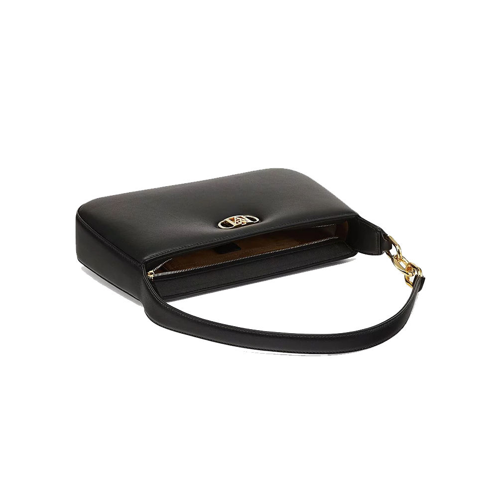 MCM Mode Travia Shoulder Bag in Lamb Nappa Leather Black MWSCALD01BK00