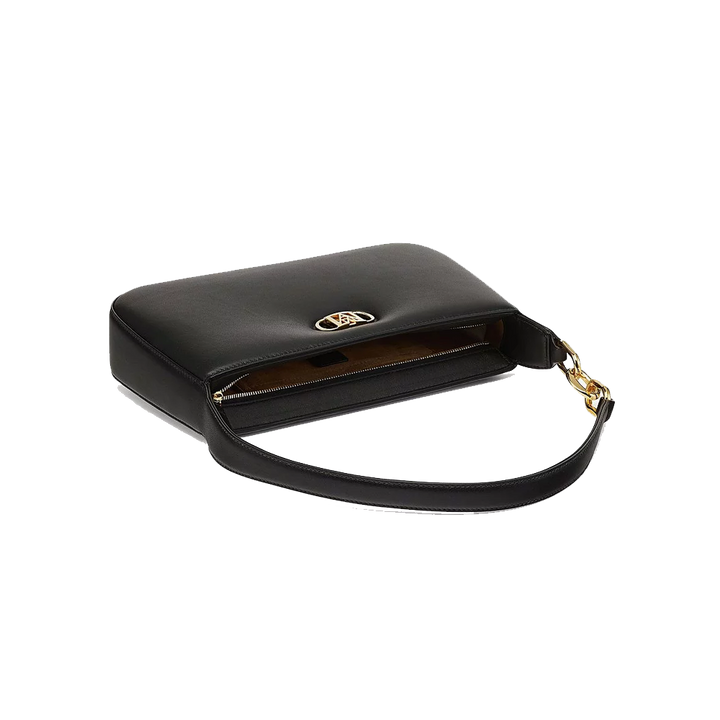 MCM Mode Travia Shoulder Bag in Lamb Nappa Leather Black MWSCALD01BK00