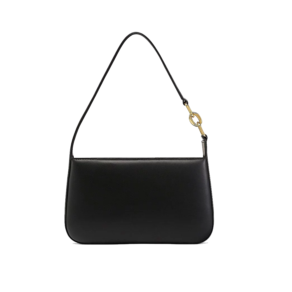 MCM Mode Travia Shoulder Bag in Lamb Nappa Leather Black MWSCALD01BK00