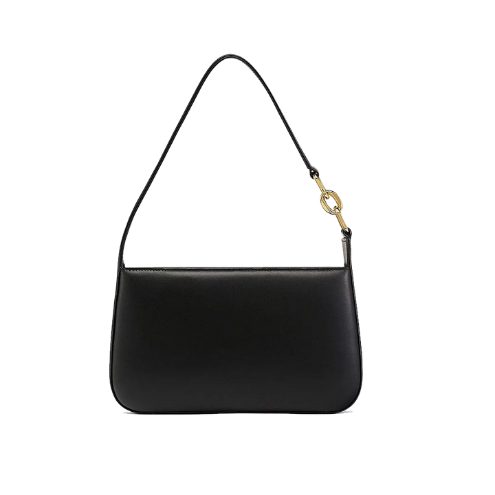 MCM Mode Travia Shoulder Bag in Lamb Nappa Leather Black MWSCALD01BK00