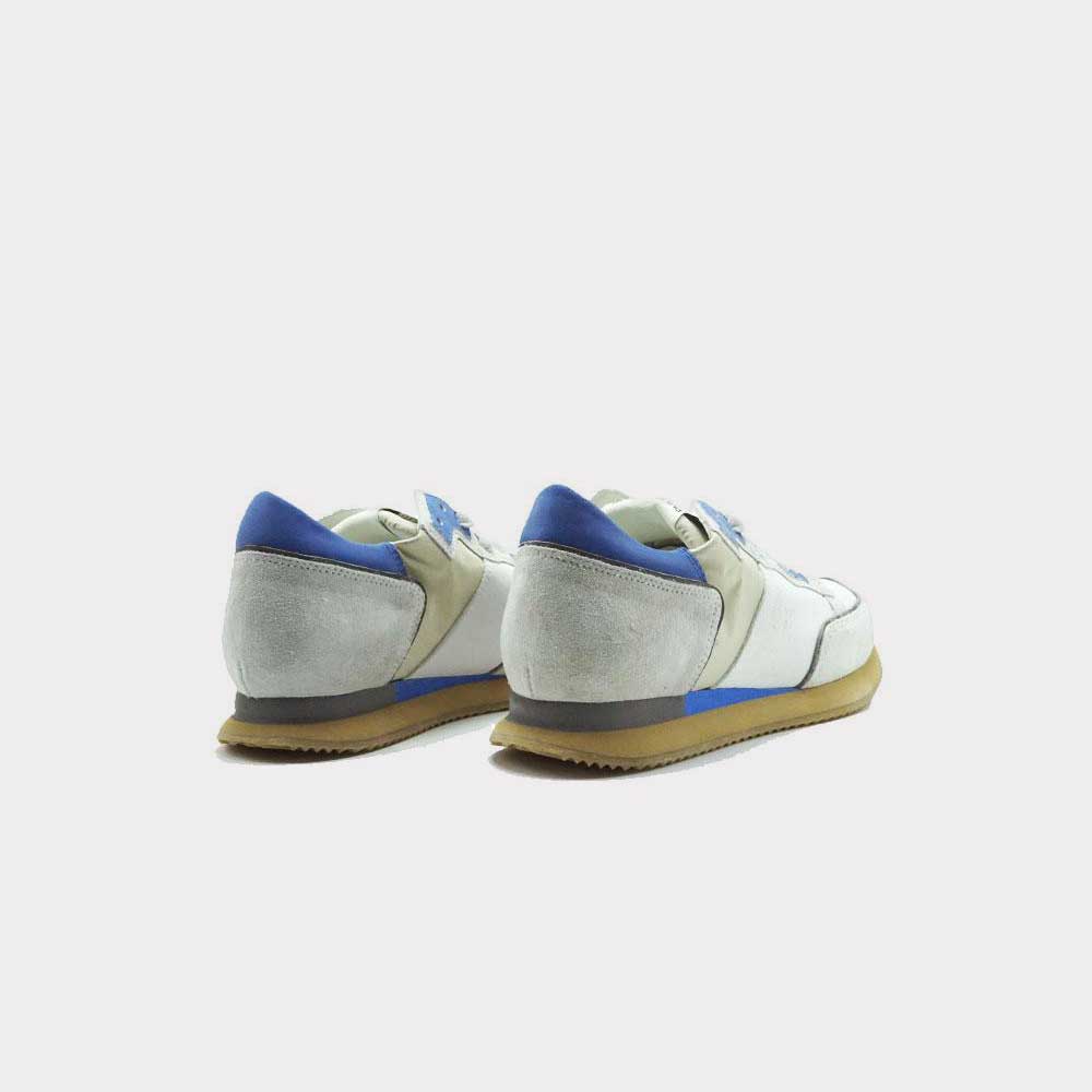Philippe Model Tropez Mondial Vintage 70 White Blue Men SY10